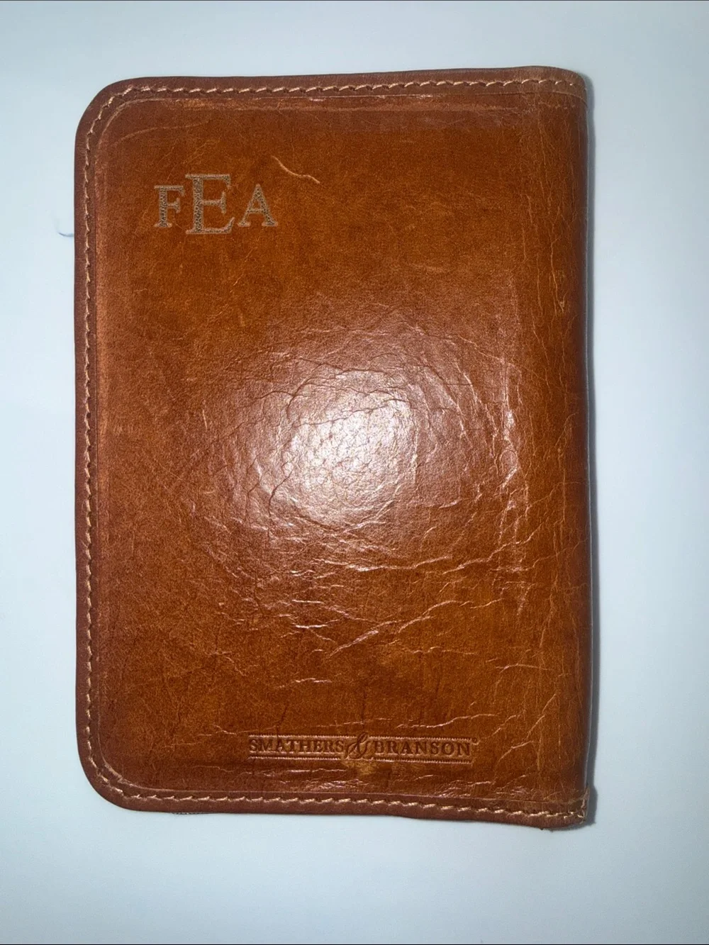 Smathers & Branson GOLF CLUBS Needlepoint Passport Case Cover